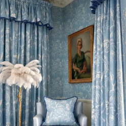Blue Chelsea Square Wallpaper