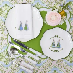 Blue Cottontail Bunny Starter Plate