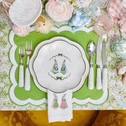 Blue Cottontail Bunny Starter Plate