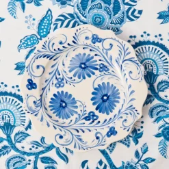 Blue Flowers Dinner Plate
