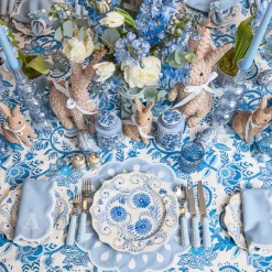 Blue Flowers Dinner Plate