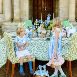 Blue Gingham Basket