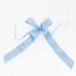 Blue Grosgrain Bow - 20cm (Set of 4)