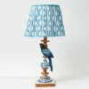 Blue Ikat Lampshade (30cm)