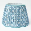 Blue Ikat Lampshade (40cm)