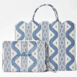 Blue Ikat Pochette