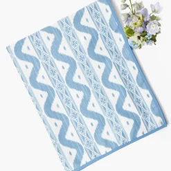 Blue Ikat Tablecloth