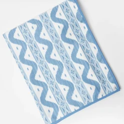 Blue Ikat Tablecloth