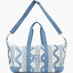 Blue Ikat Travel Bag