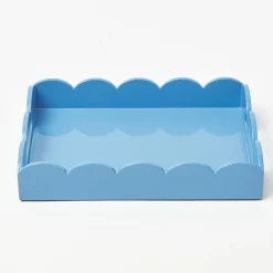 Blue Lacquer Tray Set