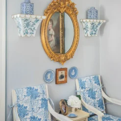 Blue Lady Isabella's Garden Fabric