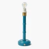 Blue Leonora Lacquer Rechargeable Lamp