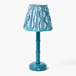 Blue Leonora Lacquer Rechargeable Lamp