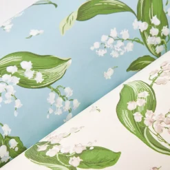 Blue Lily of the Valley Wallpaper