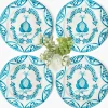 Blue Melograno Dinner Plates (Set of 4)
