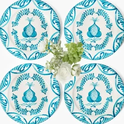 Blue Melograno Dinner Plates (Set of 4)