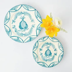Blue Melograno Starter Plates (Set of 4)