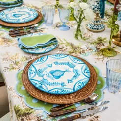 Blue Melograno Starter Plates (Set of 4)