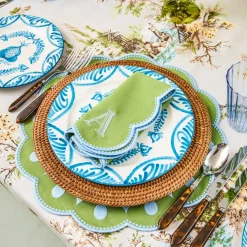 Blue Melograno Starter Plates (Set of 4)