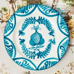Blue Melograno Starter Plates (Set of 4)