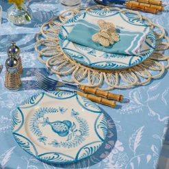 Blue Melograno Starter Plates (Set of 4)