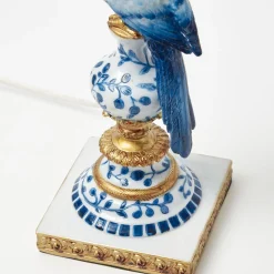 Blue Parrot Lamp