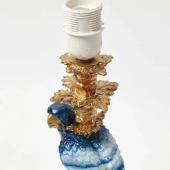 Blue Parrot Lamp
