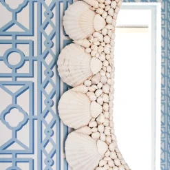 Blue Pavilion Wallpaper