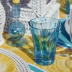 Blue Positano Glasses (Set of 4)