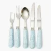 Blue Rattan Cutlery (5 Piece)