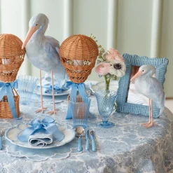 Blue Saskia Stork Family