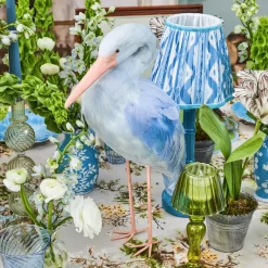 Blue Saskia Stork (Pair) - 44cm