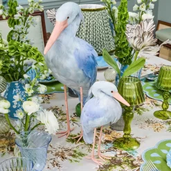 Blue Saskia Stork (Pair) - 25cm