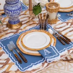 Blue Theodora Napkins (Set of 4)
