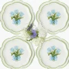 Blue Tulip Dinner & Starter Plates (Set of 8)