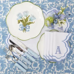 Blue Tulip Dinner Plate