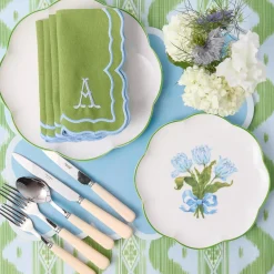 Blue Tulip Dinner Plate
