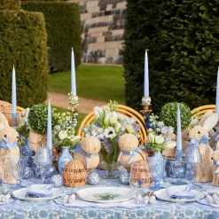 Blue Tulip Glasses (Set of 4)