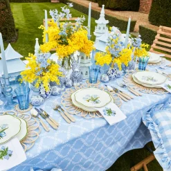 Blue Tulip Starter Plates (Set of 4)