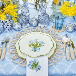 Blue Tulip Starter Plates (Set of 4)