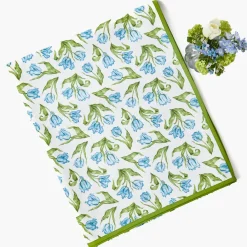 Blue Tulip Tablecloth