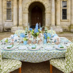 Blue Tulip Tablecloth