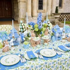 Blue Tulip Tablecloth