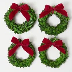 Boxwood Wreath (Set of 4)