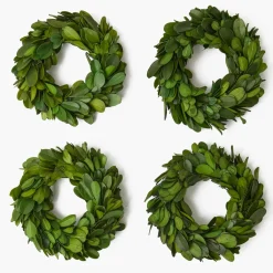 Boxwood Wreath (Set of 4)