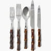 Burnt Bamboo Cutlery (5 Piece)