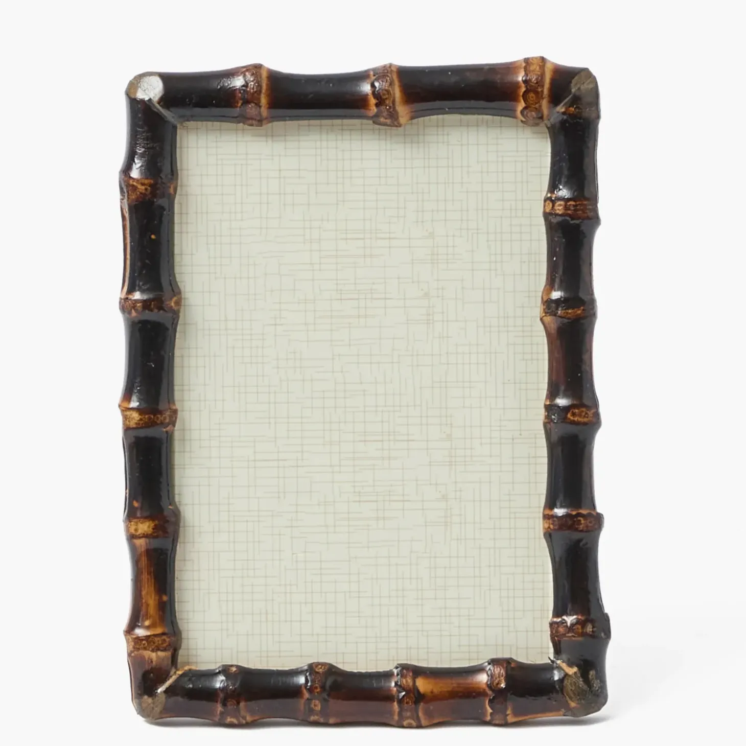 Burnt Bamboo Photo Frames (Set of 2)