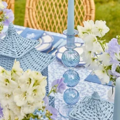 Camille Azure Candle Set (Blue)