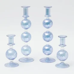 Camille Azure Candle Set (Blue)