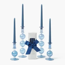 Camille Azure Candle Set (Dusty Blue)
